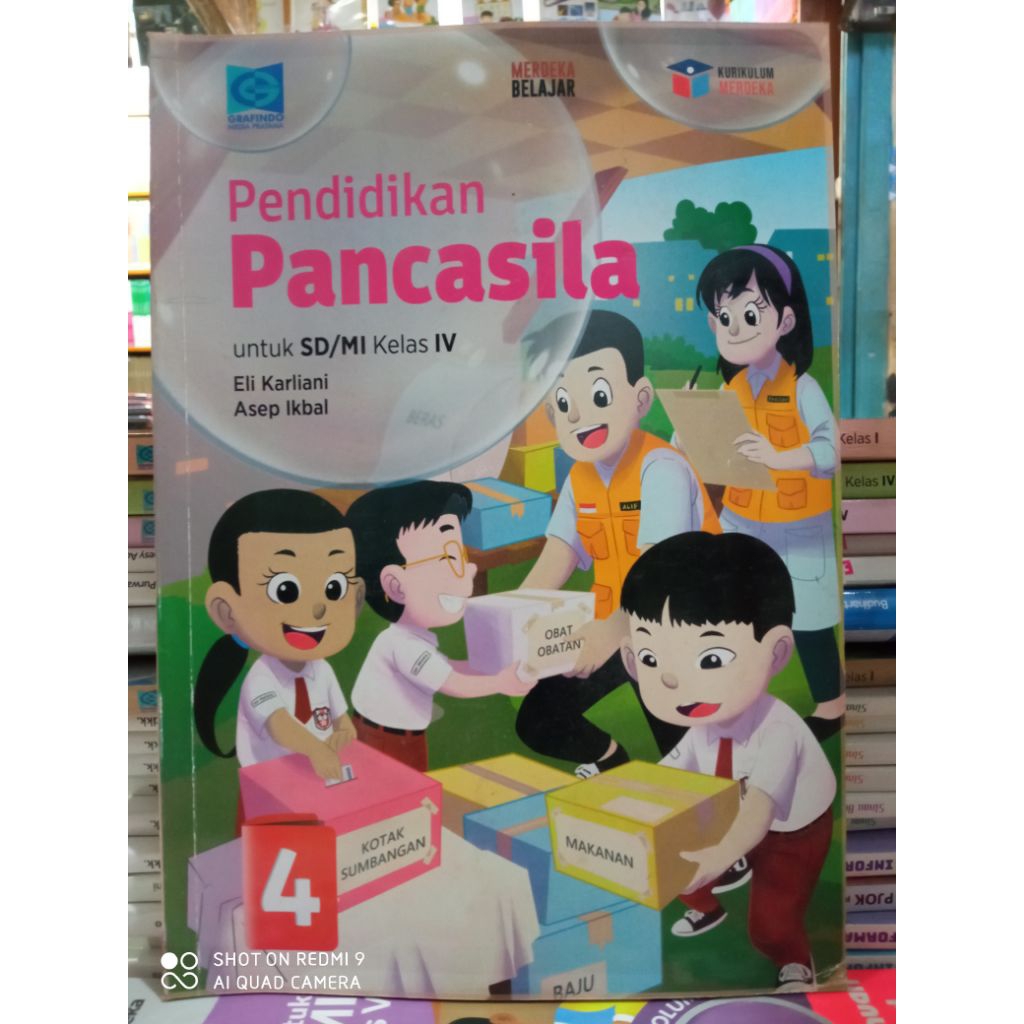 Jual Buku pendidikan Pancasila untuk SD kelas 4 kurikulum merdeka ...