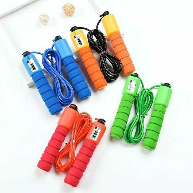 Jual Tali Skipping Tali Lompat Jump Rope Digital Tali Olahraga Speed ...
