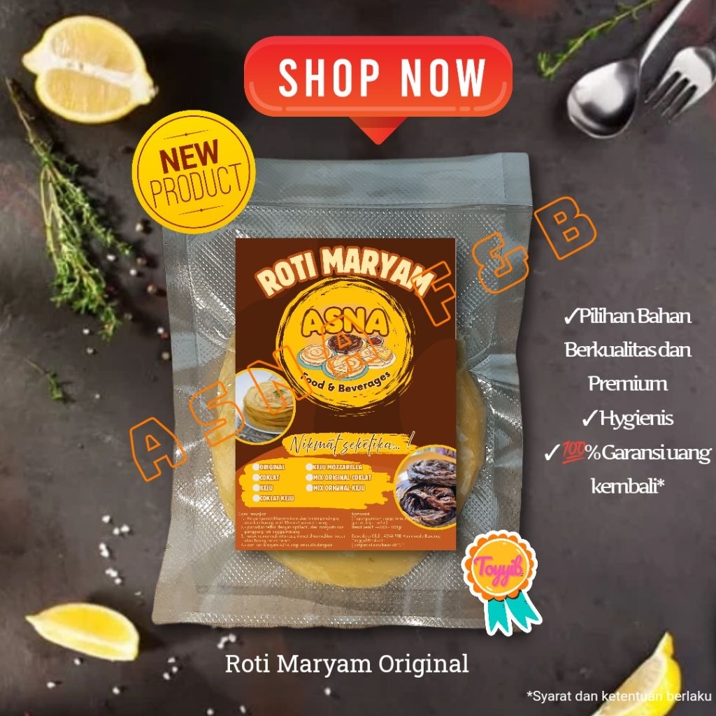 Jual Roti Maryam Asna | Roti Canai | Roti Cane Original mentega ...