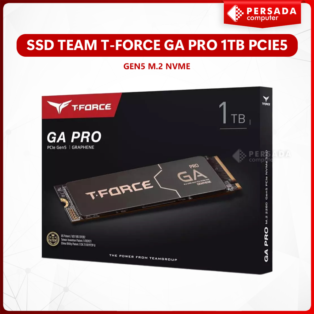 Jual SSD TEAM T-FORCE GA PRO 1TB | 2TB | 4TB PCIE5 GEN5 M.2 NVME