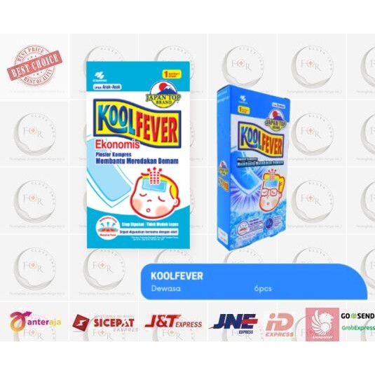 Jual Kool Fever Adult Box Isi 6 Sachet - Plester Kompres Demam | Shopee ...