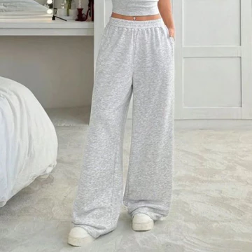 Celana Panjang Highwaist Loose Pants Kulot Panjang Pria Wanita Style Korea
