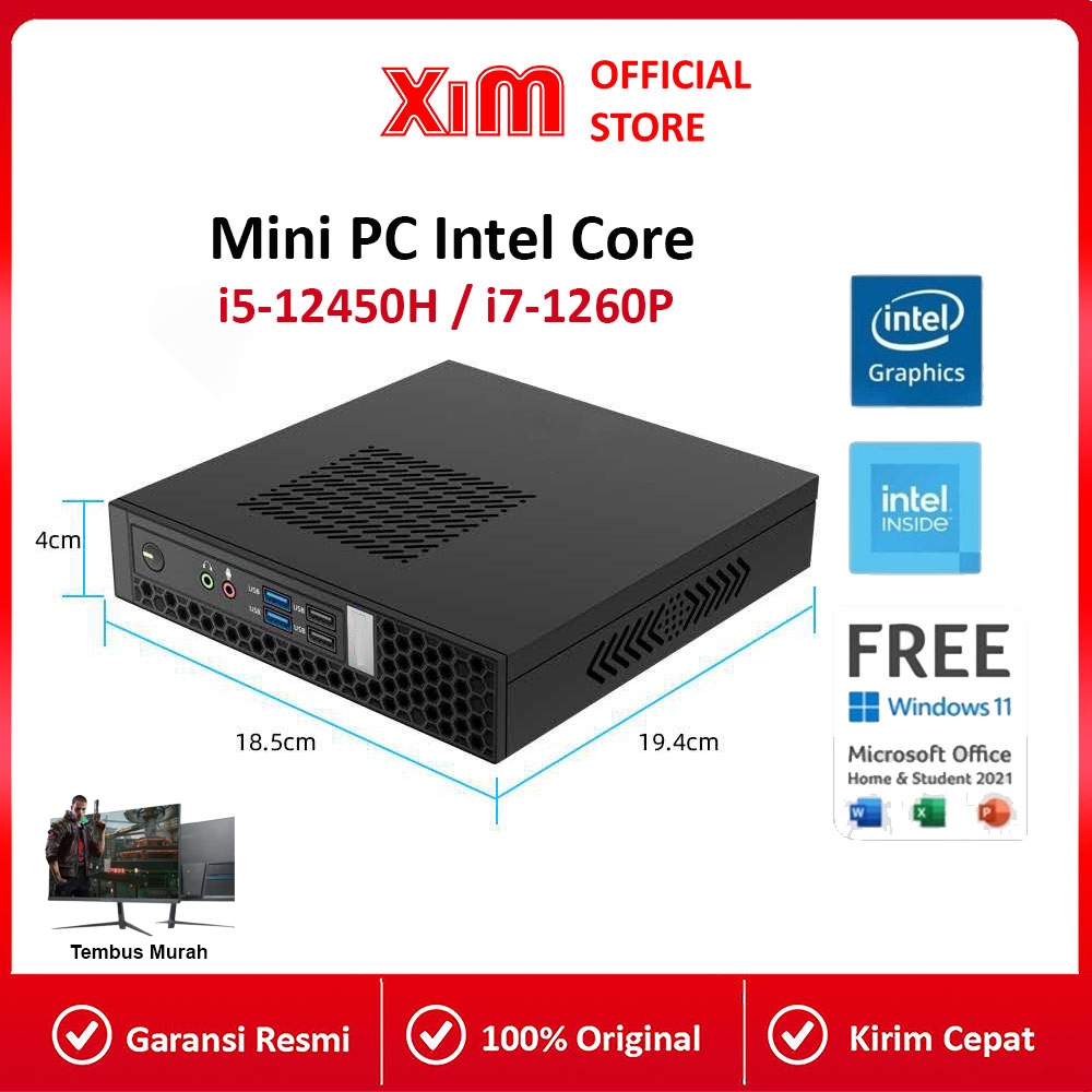 Jual Xim PC intel i5/i7 pc gaming full set itx mini komputer desktop ...