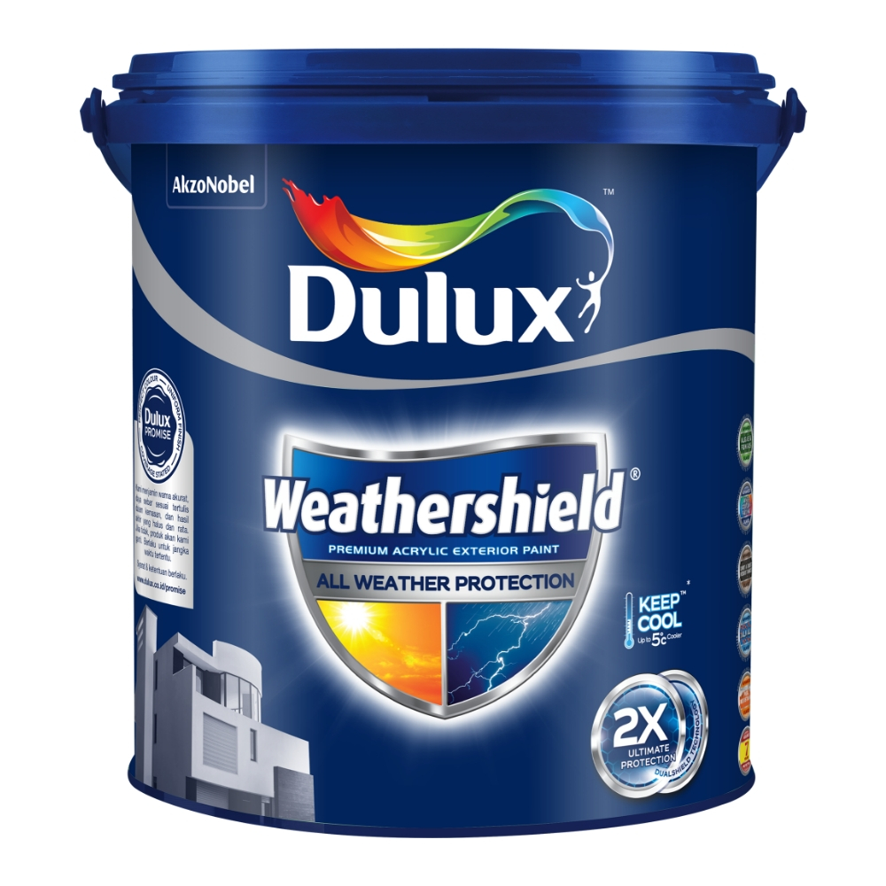 Jual CAT DULUX WEATHERSHIELD 2.5 LT - SEA FOAM 44557 | Shopee Indonesia