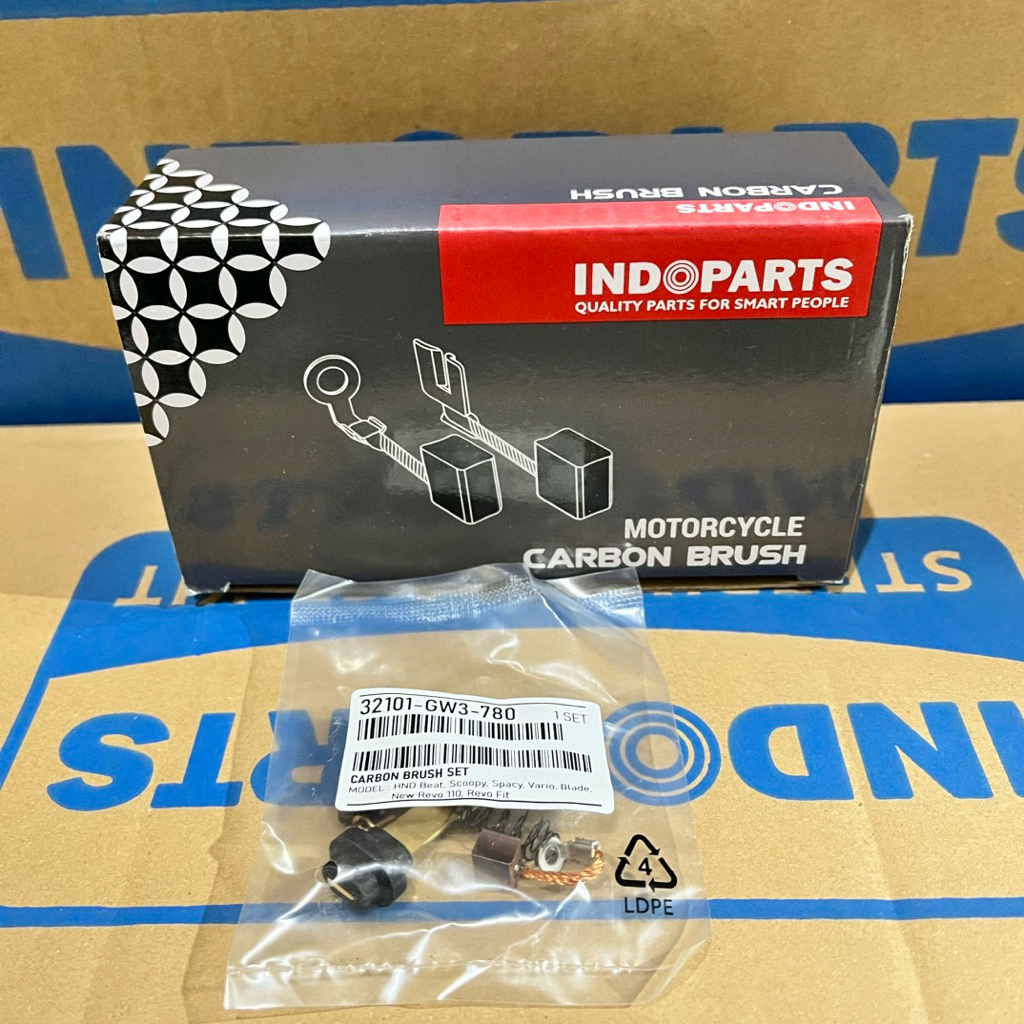 Jual Carbon Brush 32101-GW3-780 Indopart Colboster Honda Beat,Scoopy ...
