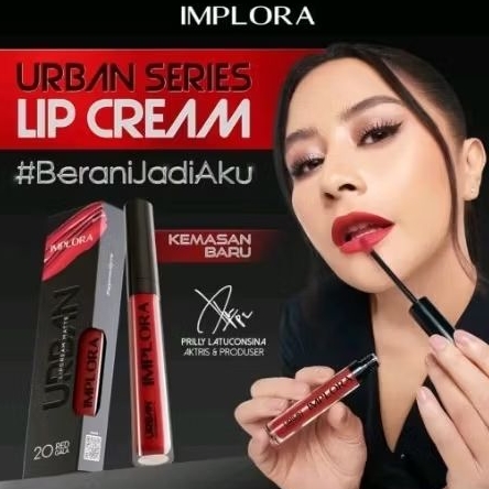 LIP CREAM MATTE IMPLORA  ORIGINAL  READY LENGKAP 1 SAMPAI 20 NEW