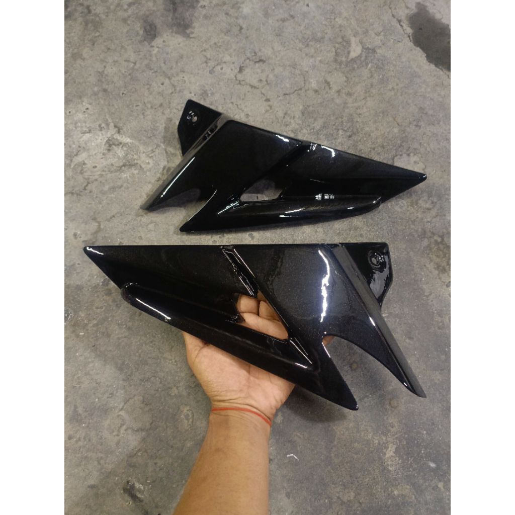 Jual sayap tangki karbon dan hitam ninja ss r model motif potongan ...