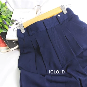 (BIG SIZE) Loose Pants Jumbo PREMIUM Highwaist Wanita Anti Kusut Celana Kulot Highwaist Wanita
