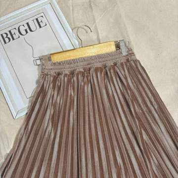 Rok Plisket Bludru Velvet 7 8 Premium Bisa Rok Plisket Bludru Pendek