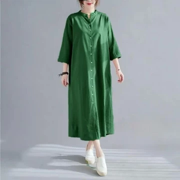 Midi Dress Patria Korean Style Katun