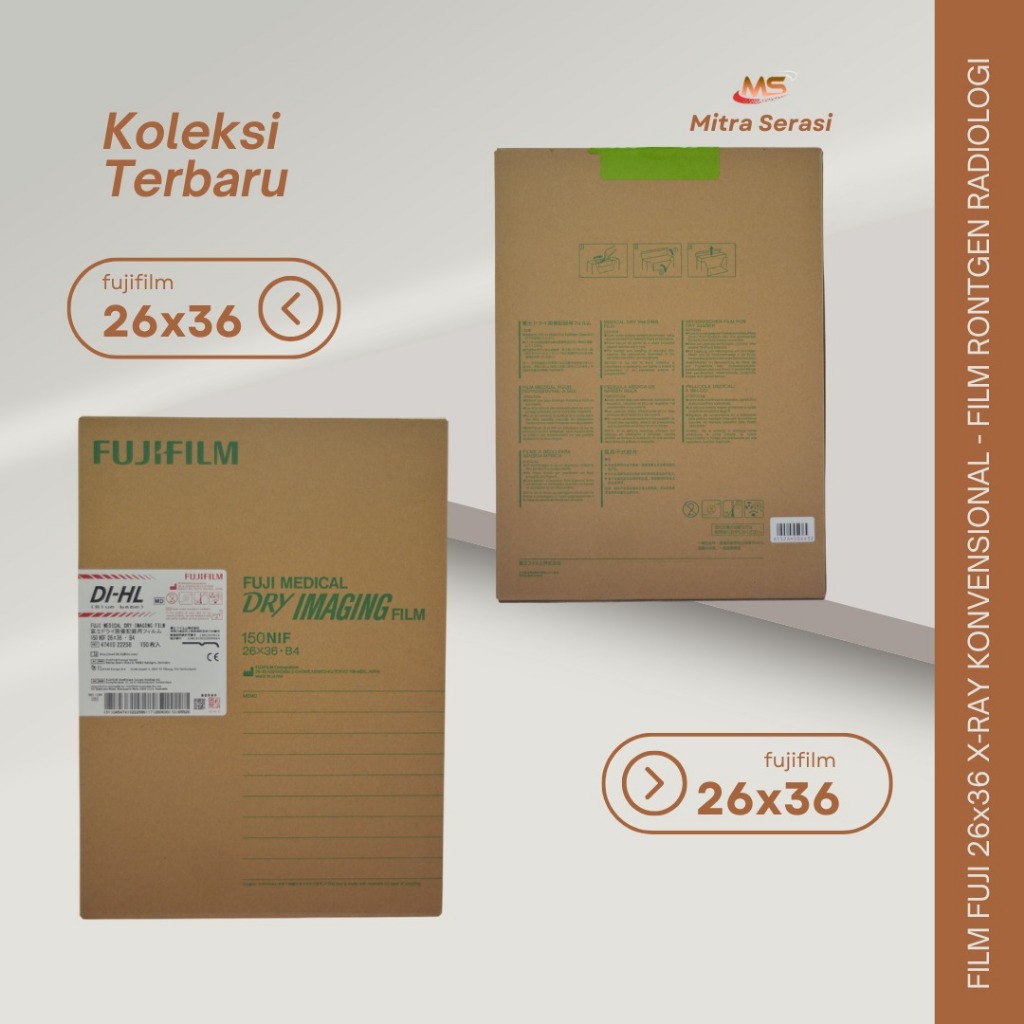 Jual FILM FUJI DIHL 26x36 - FILM X-RAY RADIOLOGI CR/DR RONTGEN | Shopee ...
