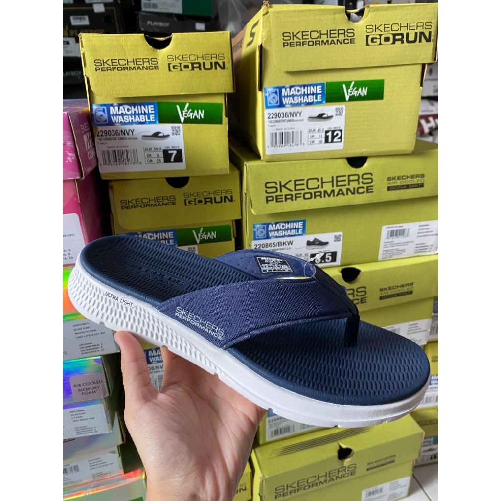 Jual sandal skechers ultra light 229036 | Shopee Indonesia