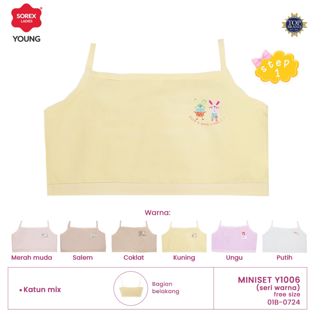 Jual (3 pcs) MINISET ANAK SOREX YOUNG Y1006 step 1 tali kecil, miniset ...