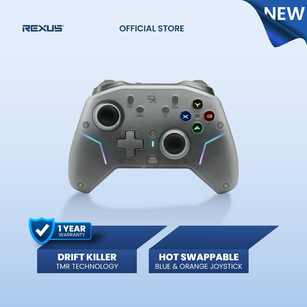Jual Rexus Daxa Dyron AX9 Gamepad Wireless Gaming Controller - Hot ...