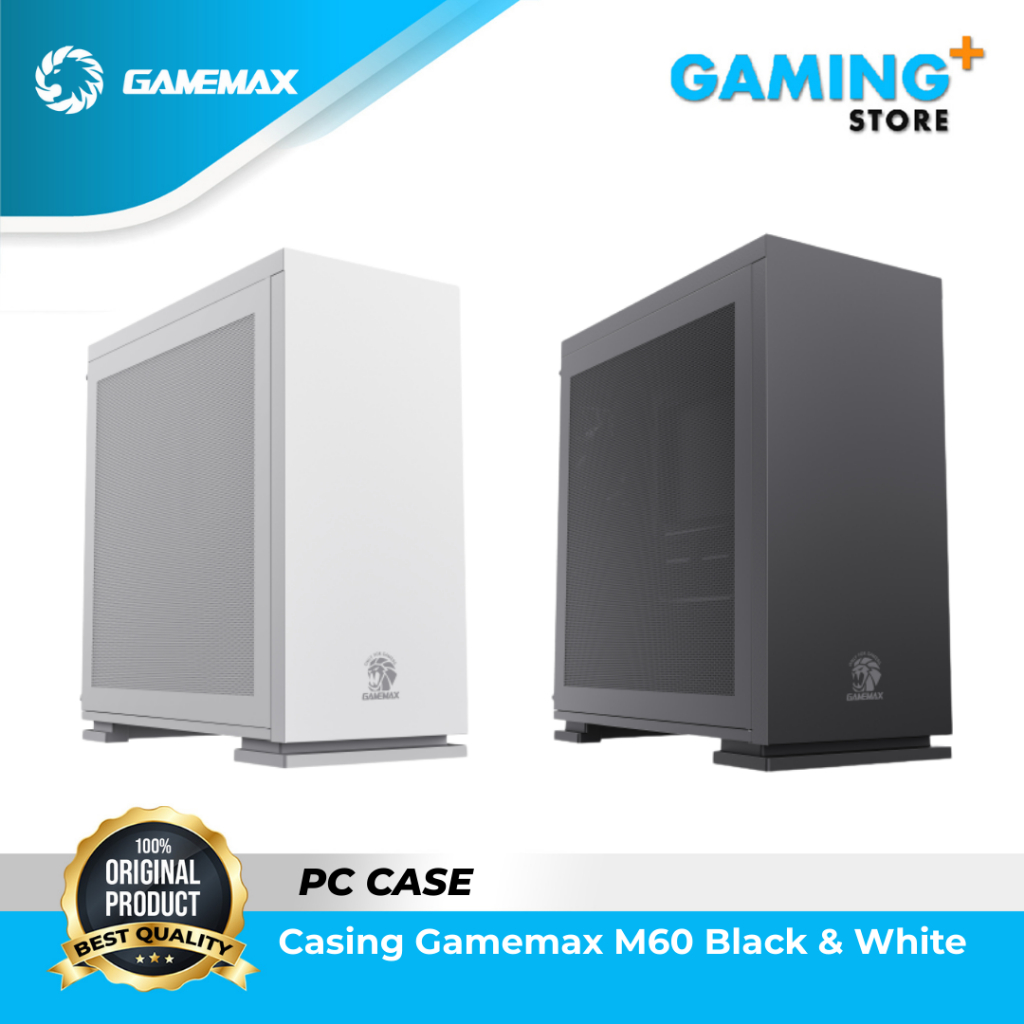 Jual GameMax Casing M60 Black Dual Mesh mATX Gaming PC Case | Shopee ...