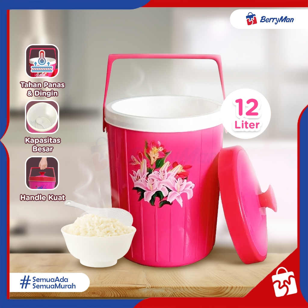 Jual TERMOS NASI 12 Liter KIMPLAST - Termos Es Rice Bucket Ice Bucket ...