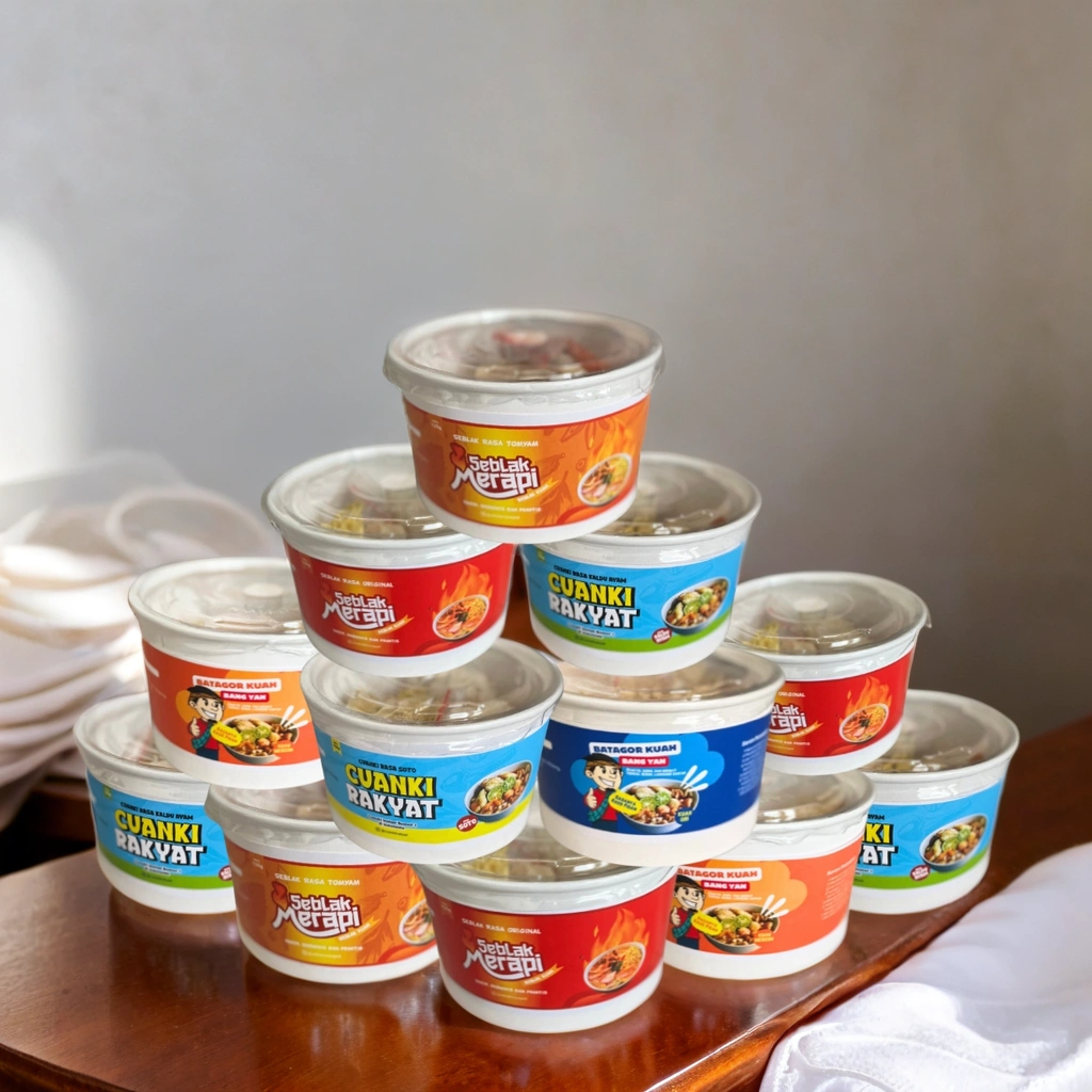 Jual (10 cup) Paket Usaha Siaga 2 Premium Seblak Merapi, Cuanki Rakyat ...