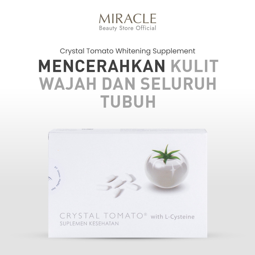 Jual CRYSTAL TOMATO WHITENING SUPLEMENT | Shopee Indonesia