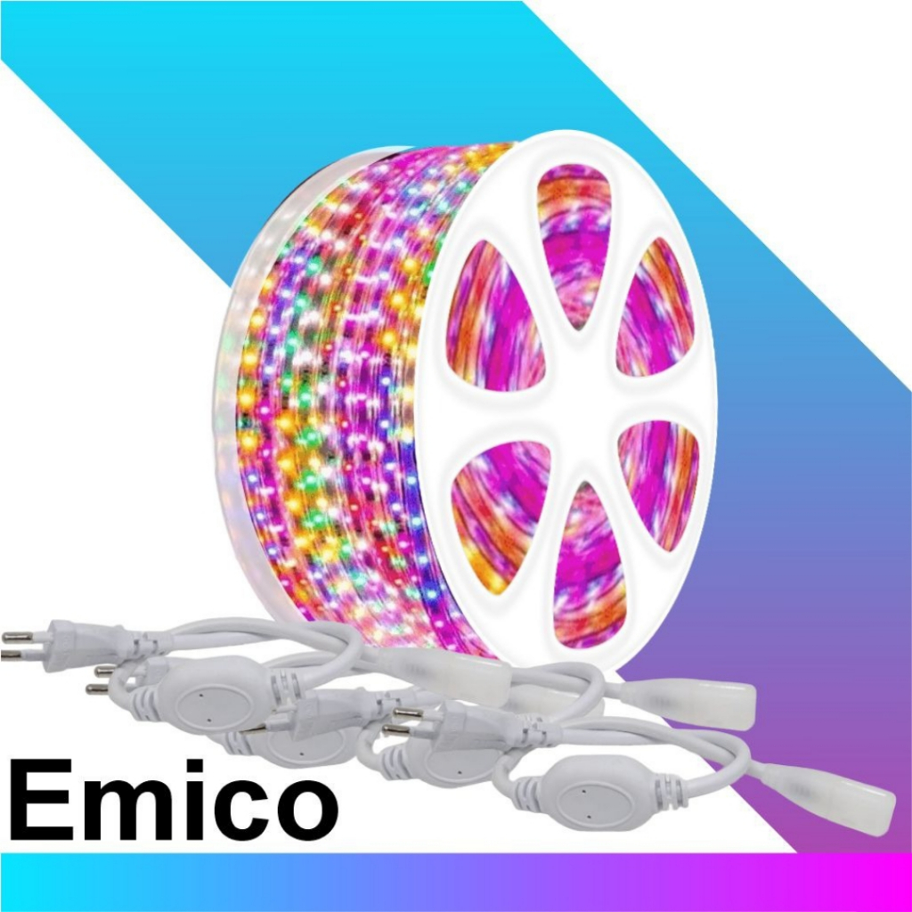 Jual LED Strip Roll Gel 48LED 2835 Emico 100 Meter RGB | Shopee Indonesia