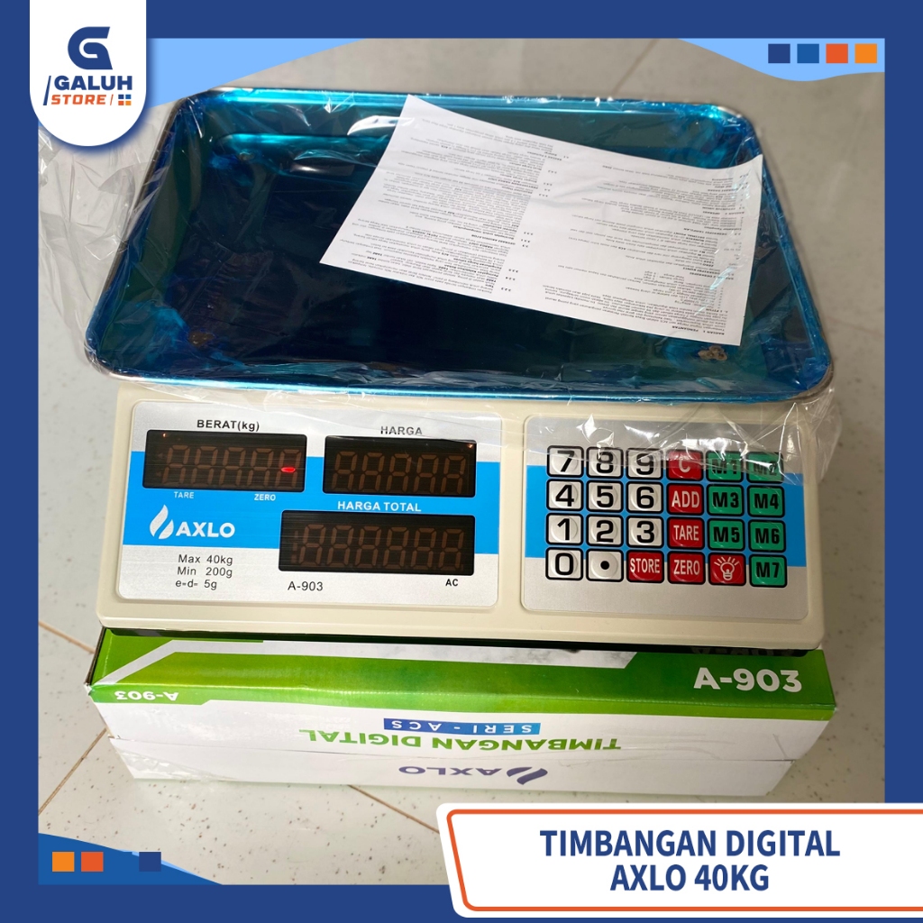 Jual Timbangan Digital AXLO 40KG Buah Laundry Multifungsi Baterai ...