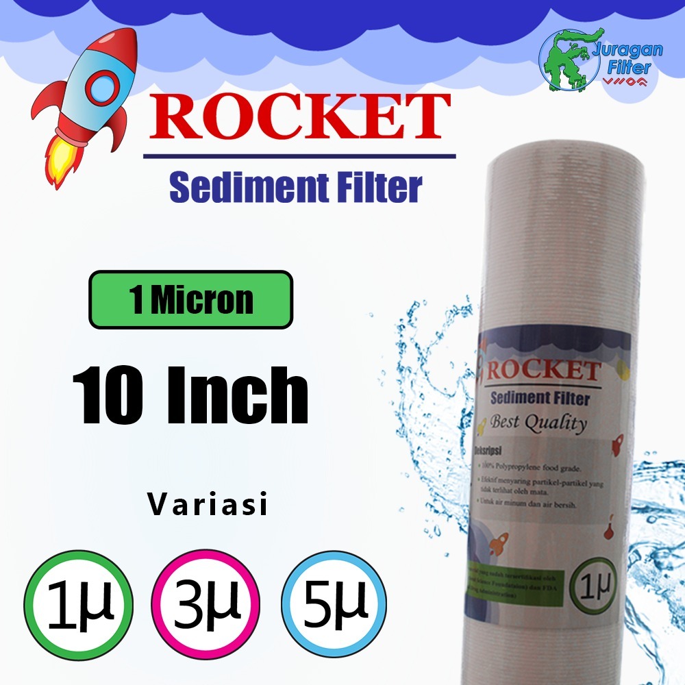 Jual Sedimen FIlter Rocket Water 10 Inch | Shopee Indonesia