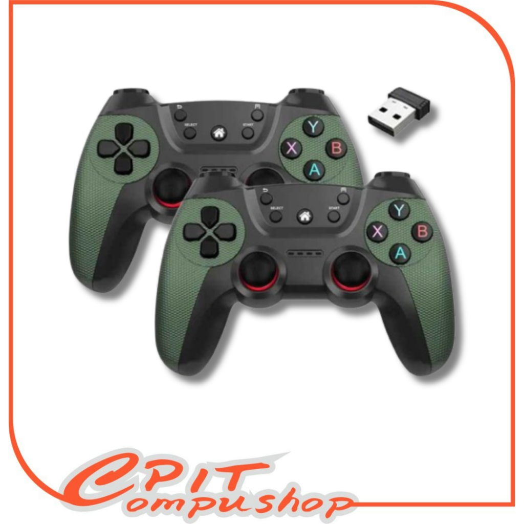 Jual CM-029D Universal Double Wireless Controller Gamepad Joystick ...