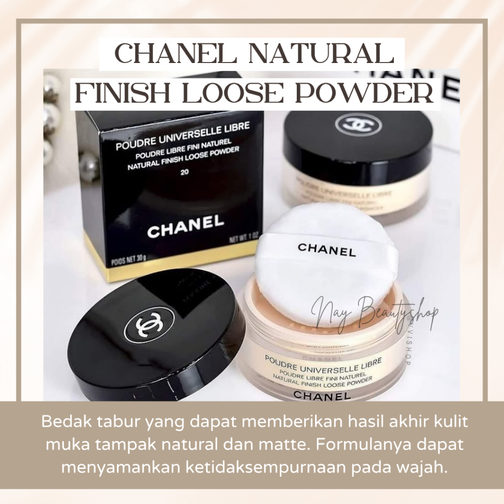 Jual CHANEL NATURAL FINISH LOOSE POWDER | Shopee Indonesia