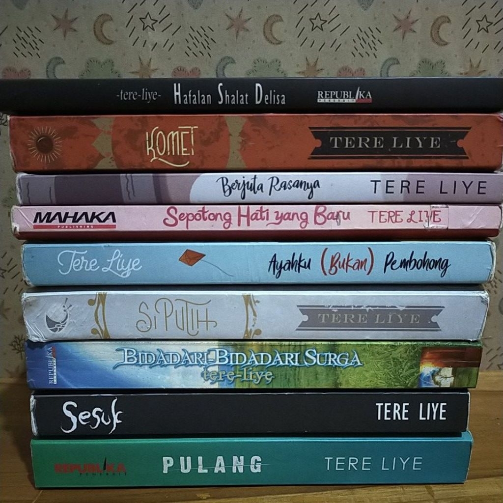 Jual Novel Preloved Original Tere Liye || Pulang - Sesuk - Bidadari ...