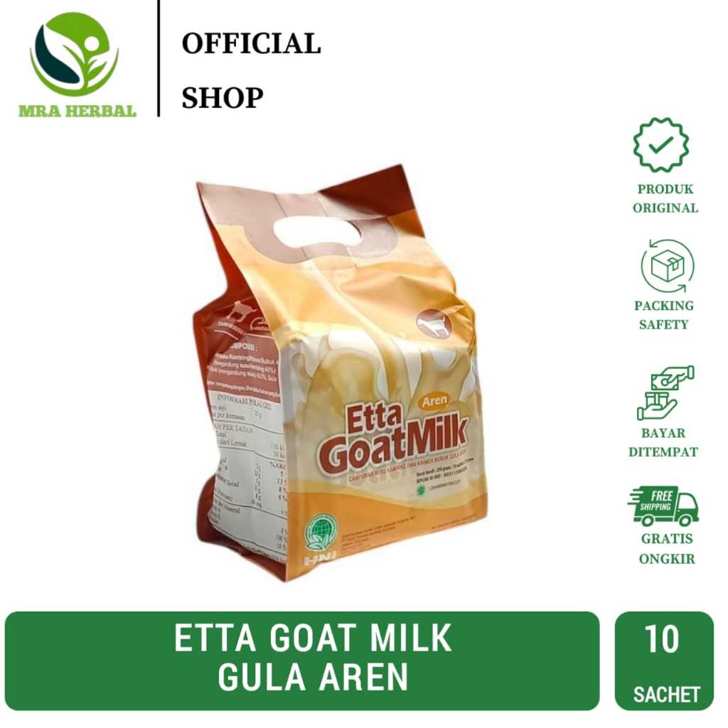 Jual Etta Goat Milk Gula Aren HNI Original | EGM Susu Kambing Etawa ...