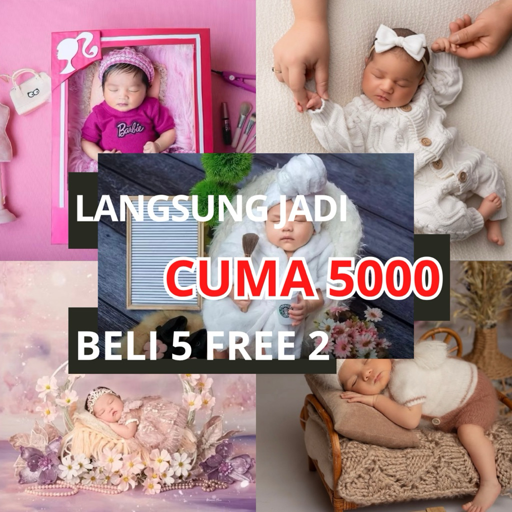 Jual ( TEMA NEWBORN 2 ) EDIT FOTO BAYI NEWBORN PEREMPUAN LAKI-LAKI ...