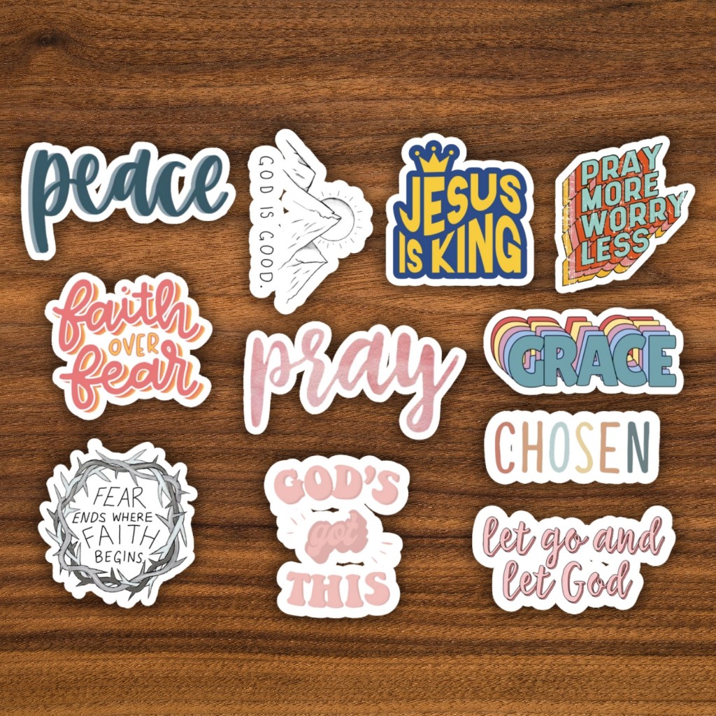 Jual Sticker Vinyl Pack Pray | Stiker Quotes Rohani Kristen Waterproof ...