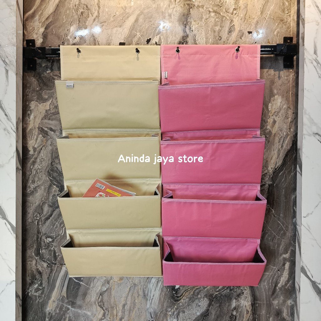 Jual RAK BUKU GANTUNG PORTABLE BOOK ORGANIZIER / RAK MULTIFUNGSI ...