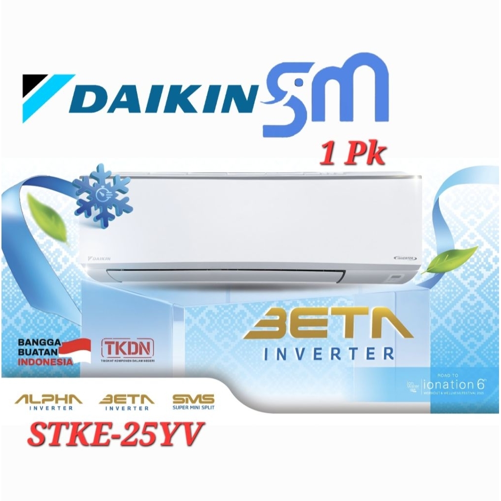 Jual AC Daikin 1 PK STKE-25YV Beta Inverter Nusantara Prestige ...
