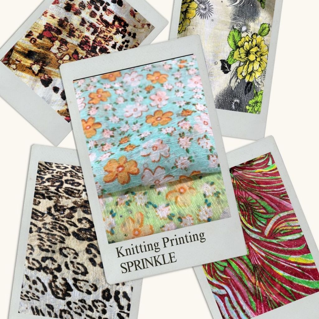 Jual Kain Bahan Knitting Motif Sprinkle - Harga per 50 cm | Shopee ...
