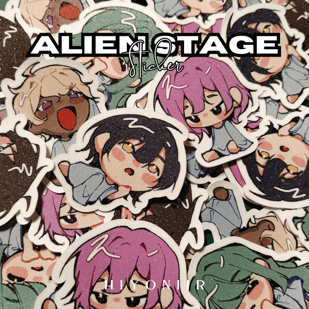 Jual [Hiyoniir] Alien Stage Babies Glitter Sticker | Shopee Indonesia