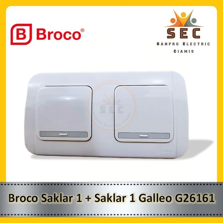 Jual BROCO GALLEO G26161 WID SAKLAR ENGKEL 2 GANG SAKLAR ENGKEL ...