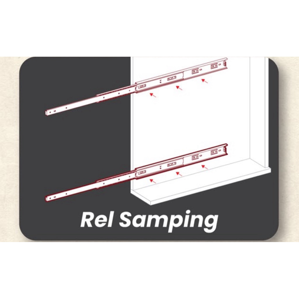 Jual RAK botol tarik rel samping 2 susun bumbu gelas dapur kitchen ...