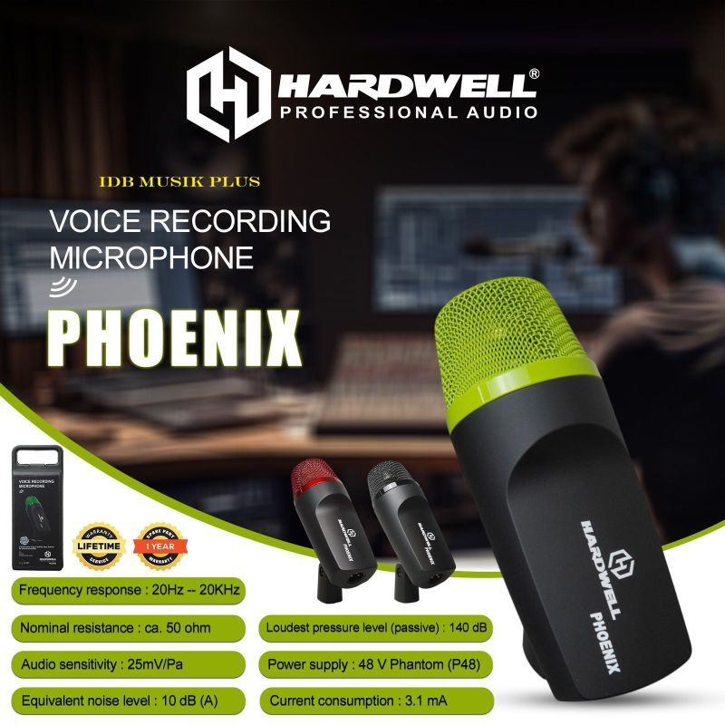 Jual Mic Recording Hardwell PHOENIX Microphone Original | Shopee Indonesia