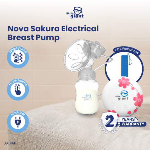 Jual LITTLE GIANT ELECTRICAL BREAST PUMP NOVA SAKURA LG 6941 | Shopee ...