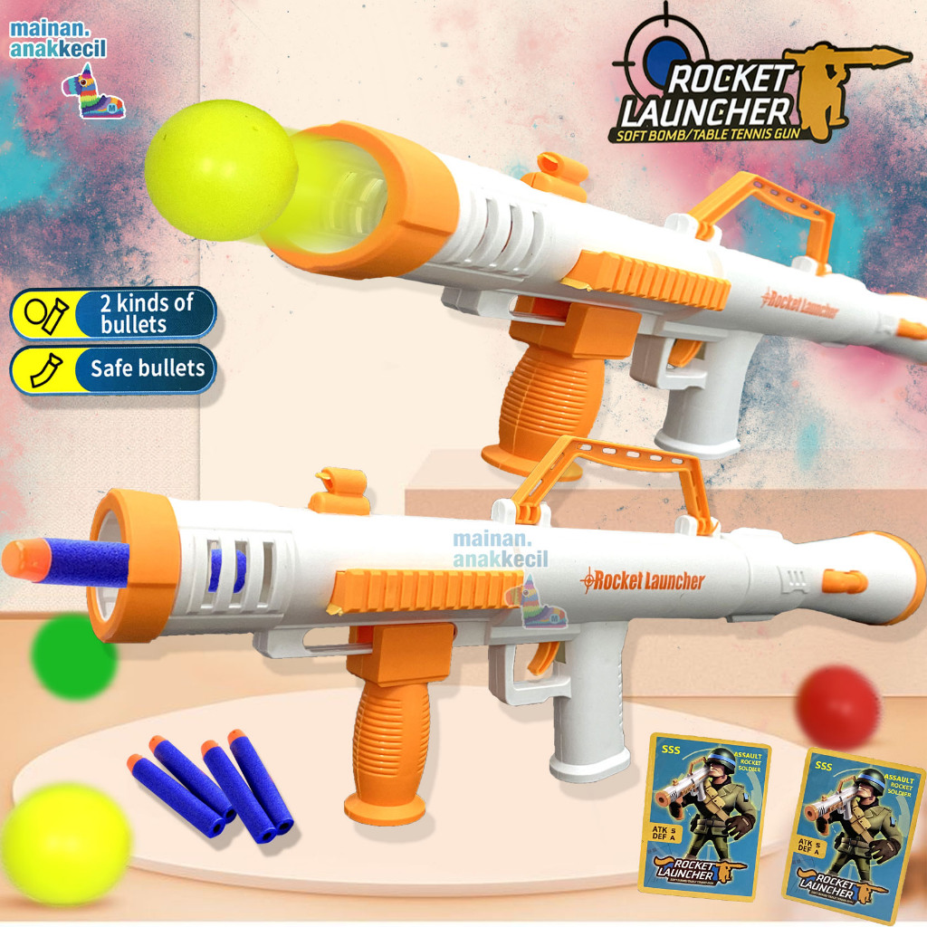 Jual Mainan Anak Tembakan Basoka Rocket Gun Rpg Launcher Shooting ...
