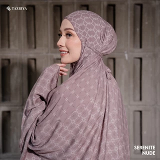 TAZBIYA SERENITE SERIES | MUKENA RAYON 2IN1 DEWASA MONOGRAM SERIES I Mukena Best Seller Rayon Motif