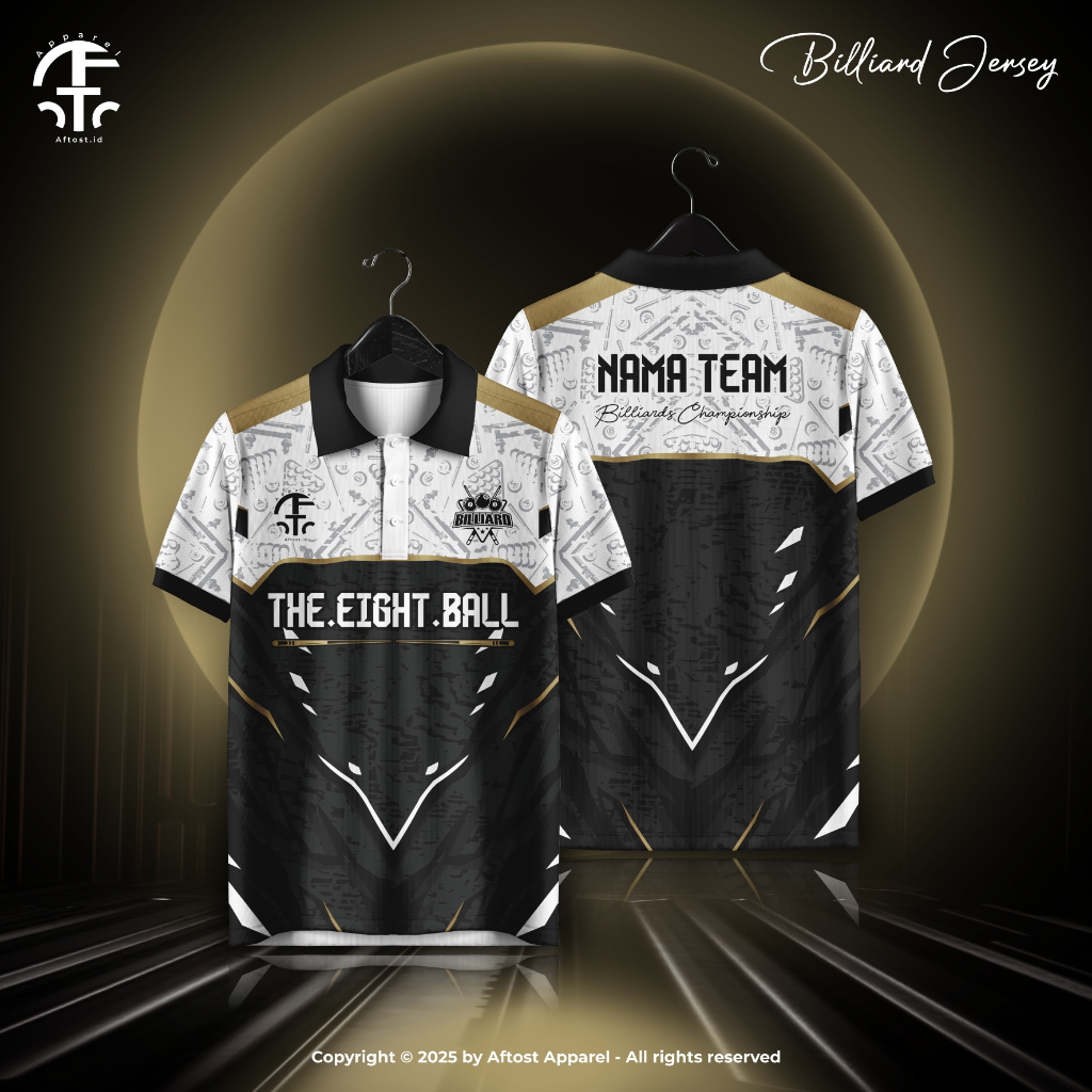 Jual Jersey Baju Billiard Terbaru Bebas Custom Design Full Printing ...
