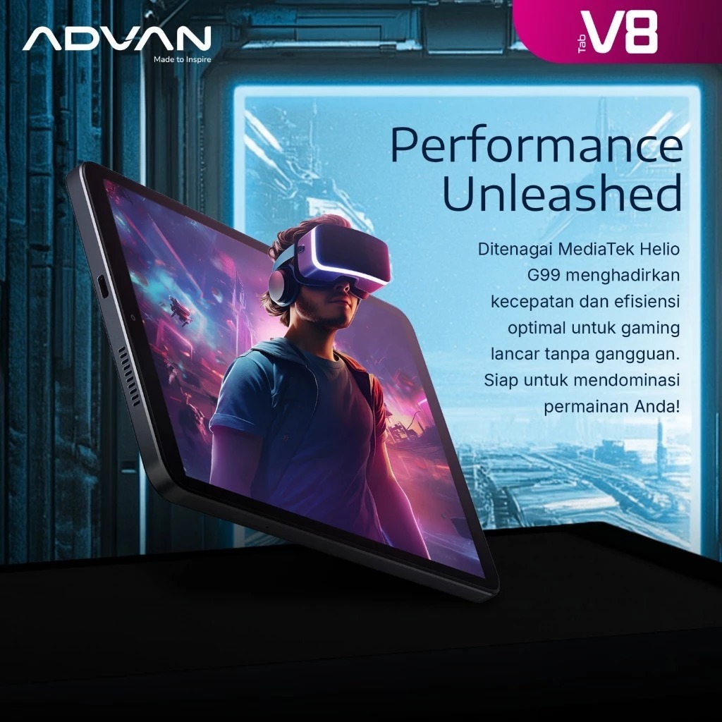 Jual Tablet Advan V8 Octa Core RAM 8GB ROM 128GB 8.4