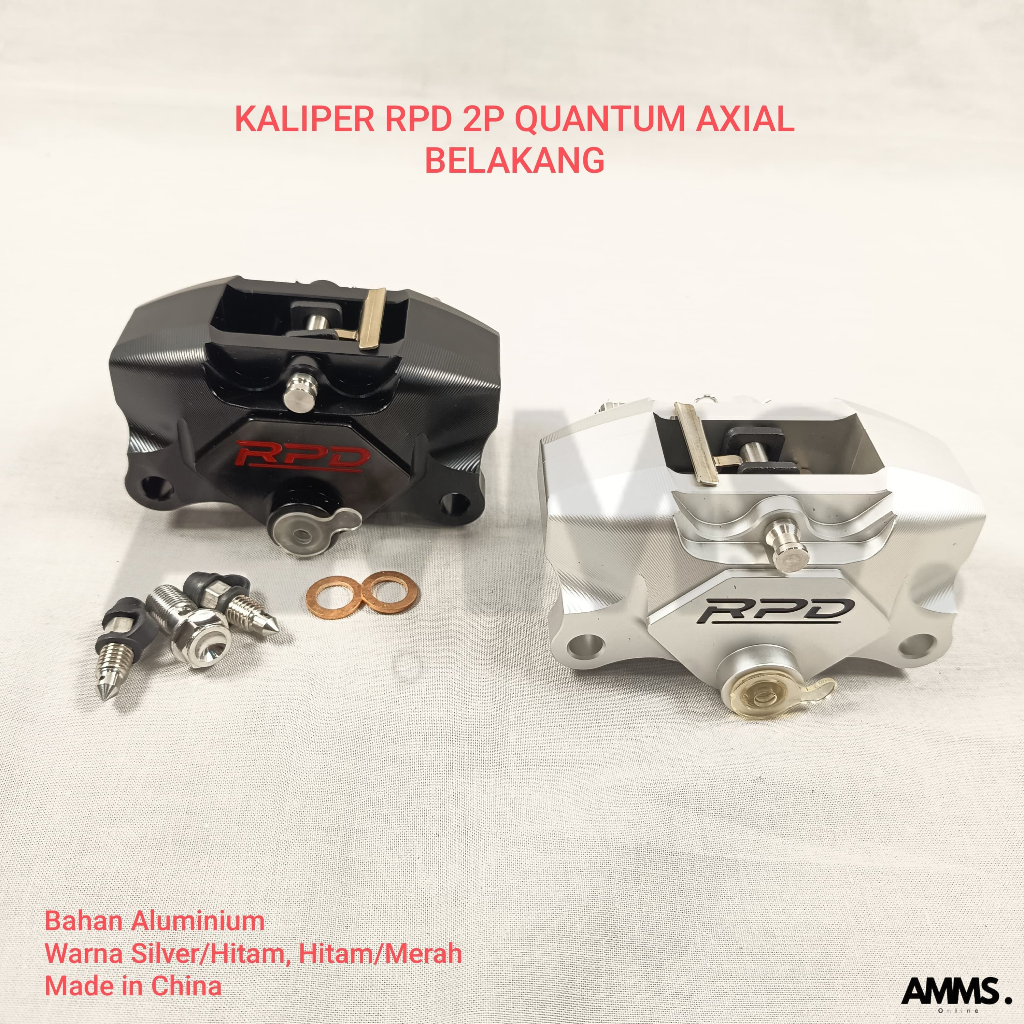 Jual KALIPER / CALIPER RPD 2PISTON QUANTUM AXIAL BELAKANG | Shopee ...