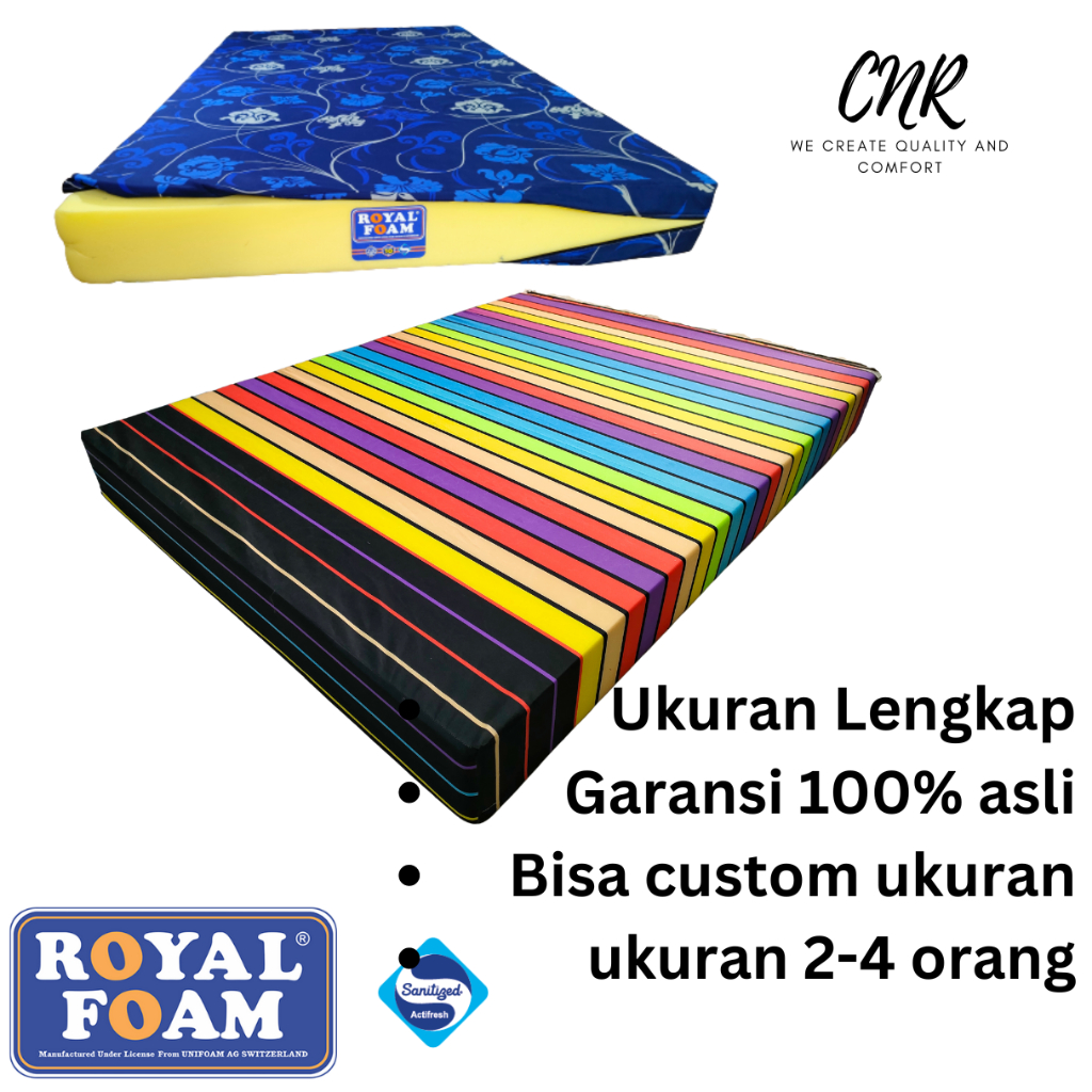Jual Kasur busa tidur Queen, double untuk 2-3 orang, matras tidur busa ...