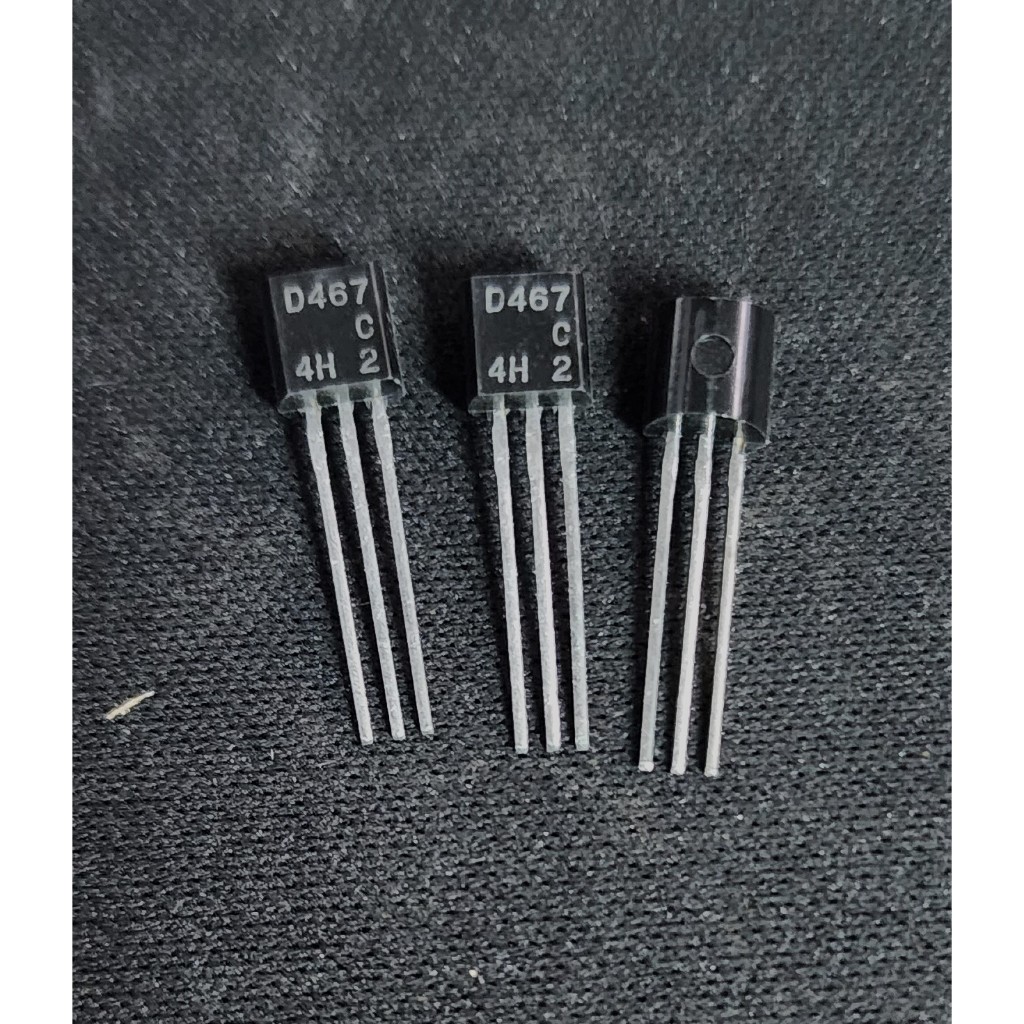 Jual Transistor D467 Silicon NPN 0.5W 20V 0.7A Low Frequency Amplifier ...