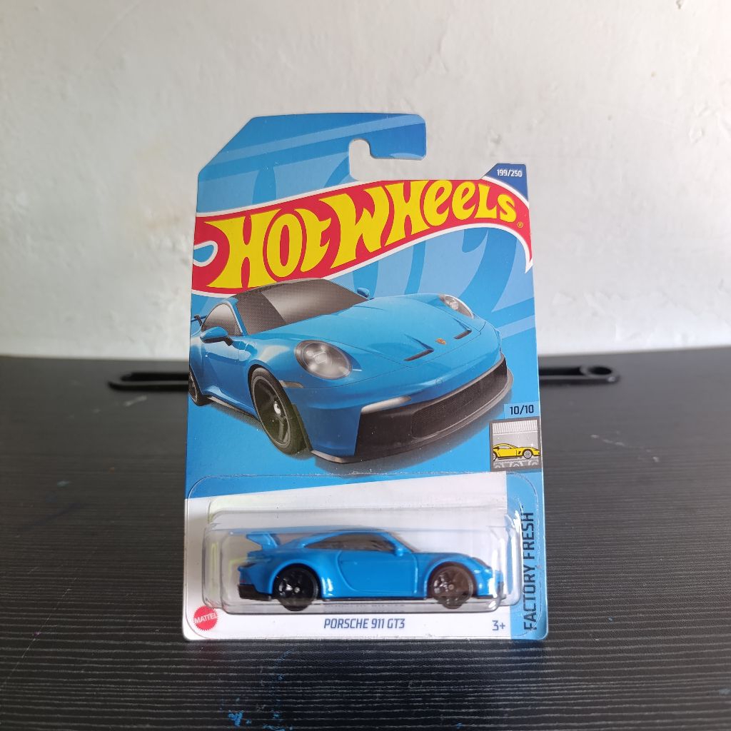 Hot Wheels Porsche 911 GT3 2025 - Édition Collector Verte 1:64 Avec Boîtier De Protection