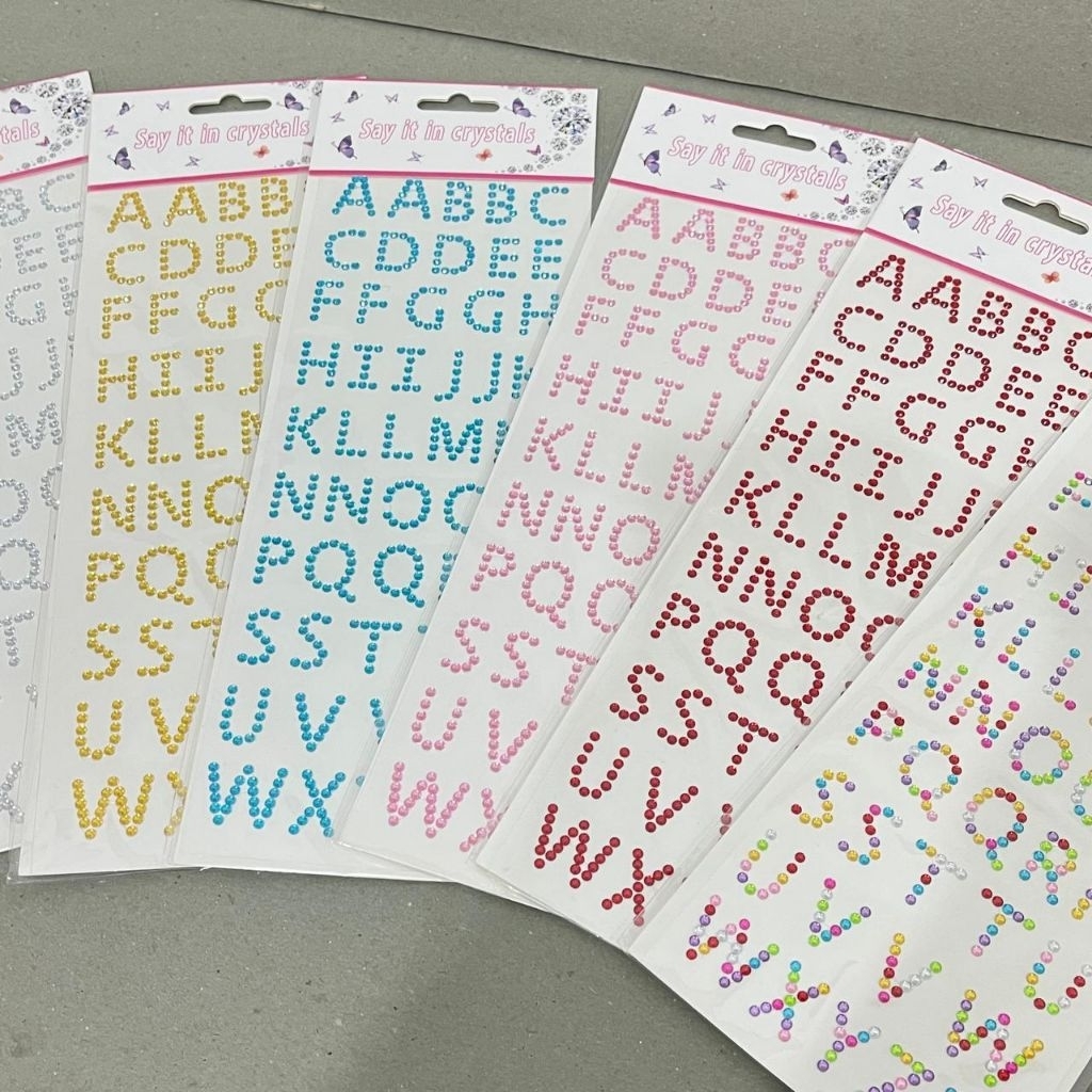 Jual Stiker Beads Alfabet | Shopee Indonesia