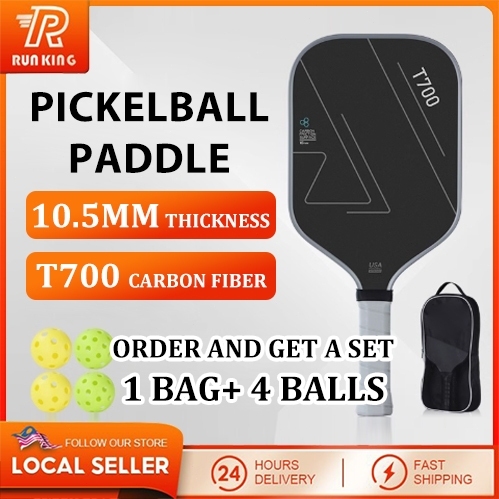 Jual Pickleball Racket Set 2 Rackets + 4 Balls Pickle Ball Set Wood ...