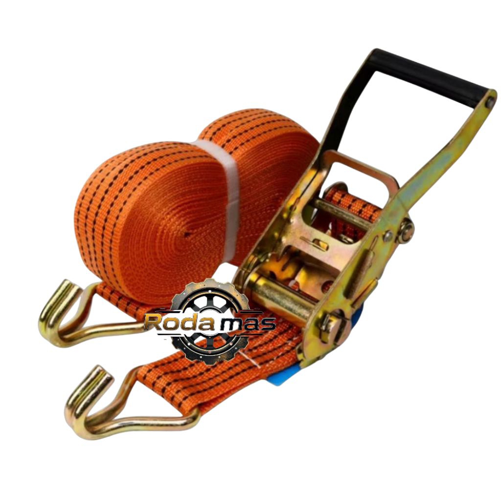 Jual Ratchet Tie Down 2 Ton X 12 Meter Tali Pengikat Barang Mobil